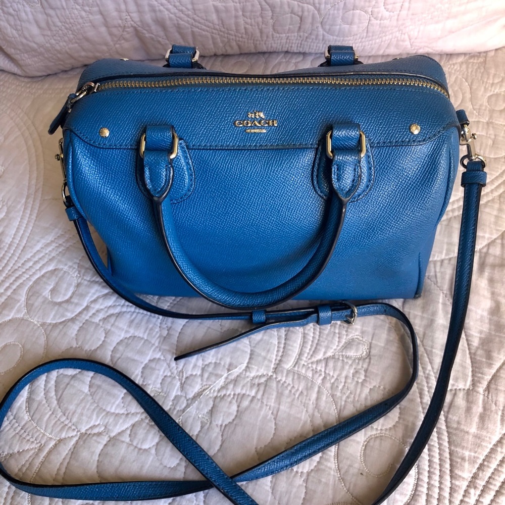 Coach mini Bennett Satchel in CrossGrain